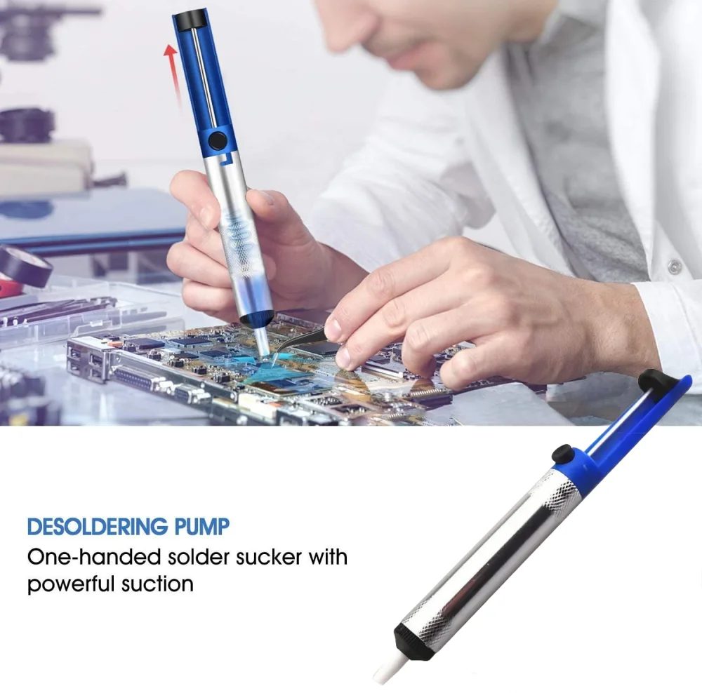 Desoldering Pump Solder - Pompa Vakum Penghisap Timah untuk Solder,