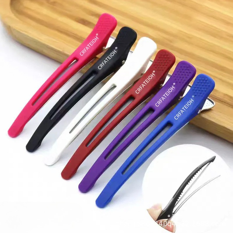 Crocodile Clip Set - 6 Buah/Set Jepit Rambut Anti Bengkok