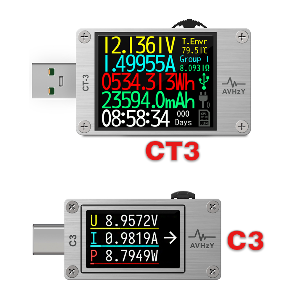 Logic Analyzer Usb - AVHzY USB 3.1 Meteran Daya Multimeter