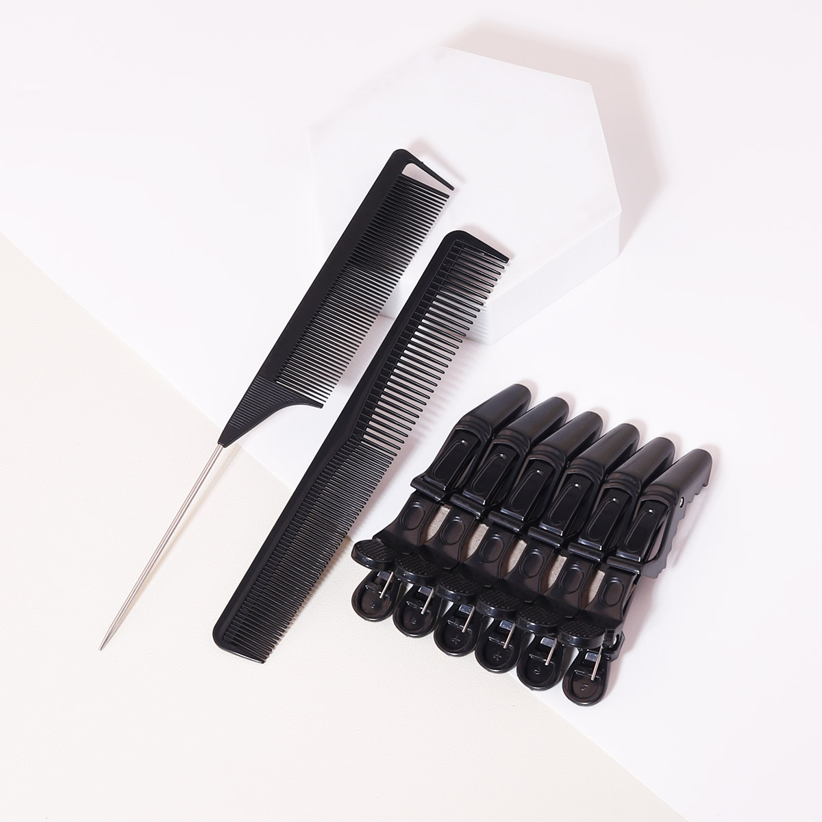 Crocodile Clip Set - Set Sisir Rambut 8 Buah -