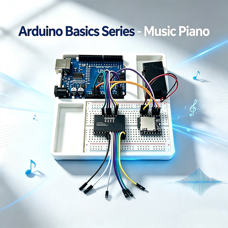 Diy Electronics Basics - Seri Dasar Arduino: Kit Elektronik Piano