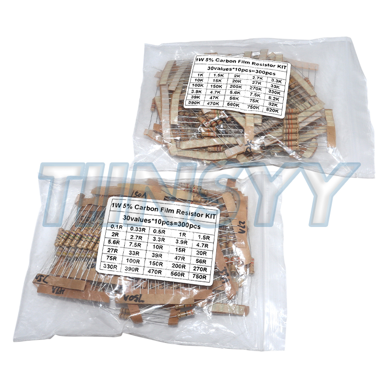 Diy Electronics Gadget - 300PCS Kit Resistor 1W 5% Karbon