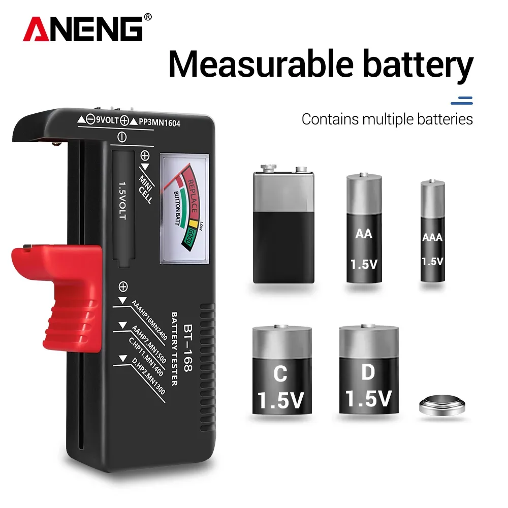 Diy Electronics Test Equipment - Penguji Baterai Digital ANENG BT-168/ BT-168D