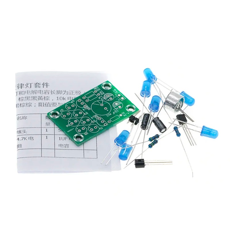 Diy With Electronics - Kit Lampu Melodi Kontrol Suara Elektronik
