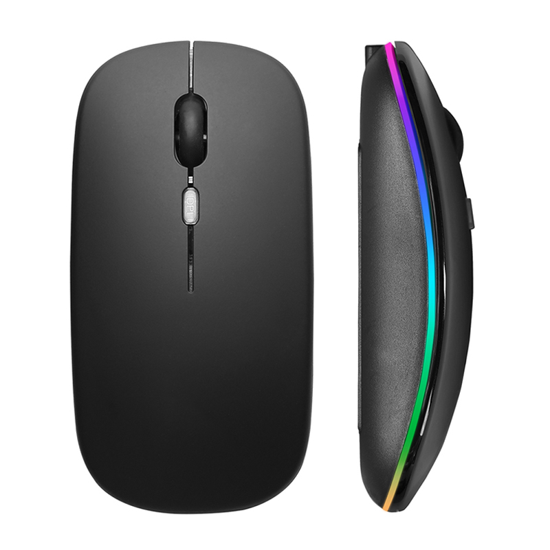 Diy Mouse Electronics - Mouse Nirkabel RGB Isi Ulang USB