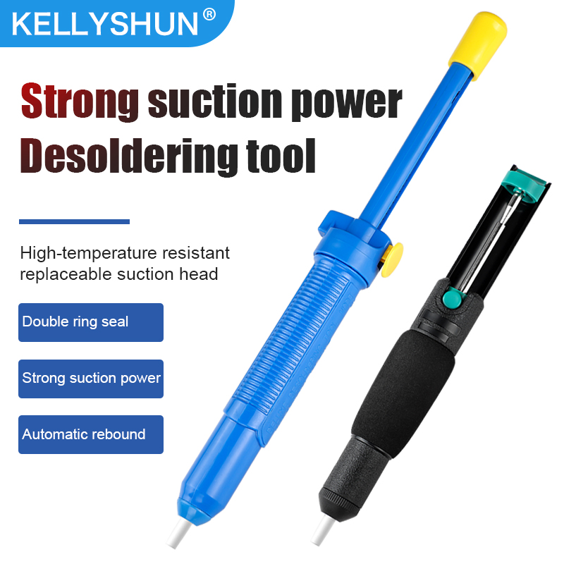 Desoldering Pump Solder - Pompa Penghisap Timah KELLYSHUN, Alat Desoldering