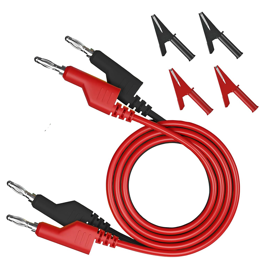 Crocodile Clip Set - Set Kabel Uji Banana ke Banana