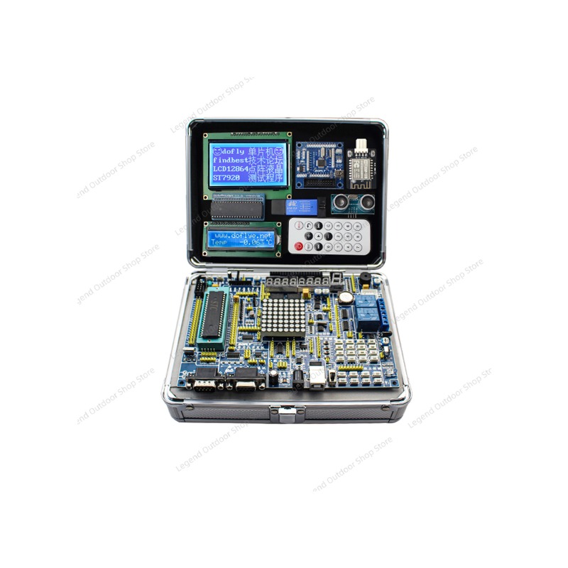 Learn Diy Electronics - LY-51S 51MCU Papan Pengembangan Kotak Uji