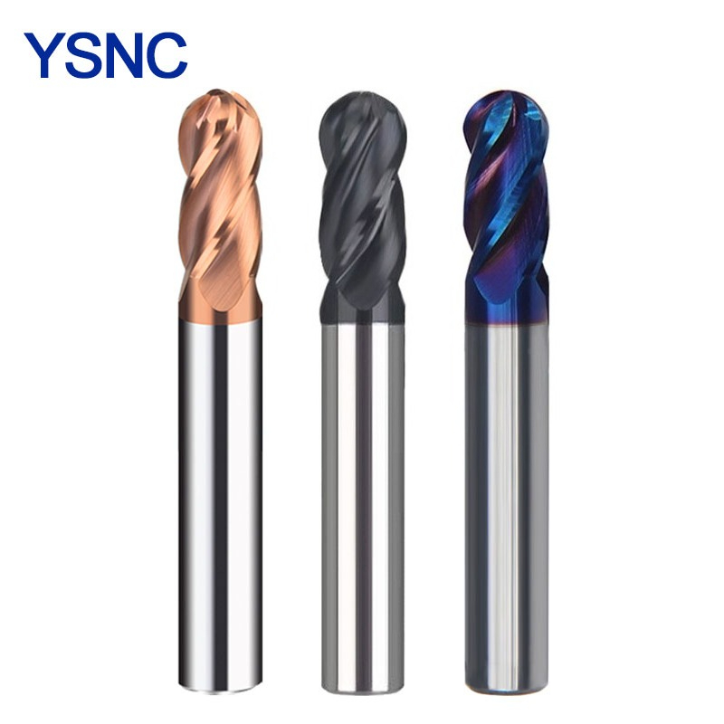 HRC65 4 Flute Ball End Mill Tu - Diy Cnc Router Electronics ulasan dan harga