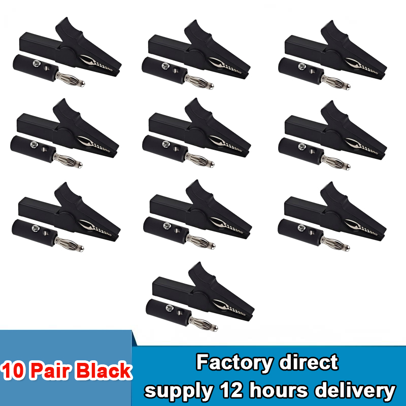 Klip Buaya Berinsulasi dengan  - Crocodile Clip Set ulasan dan harga