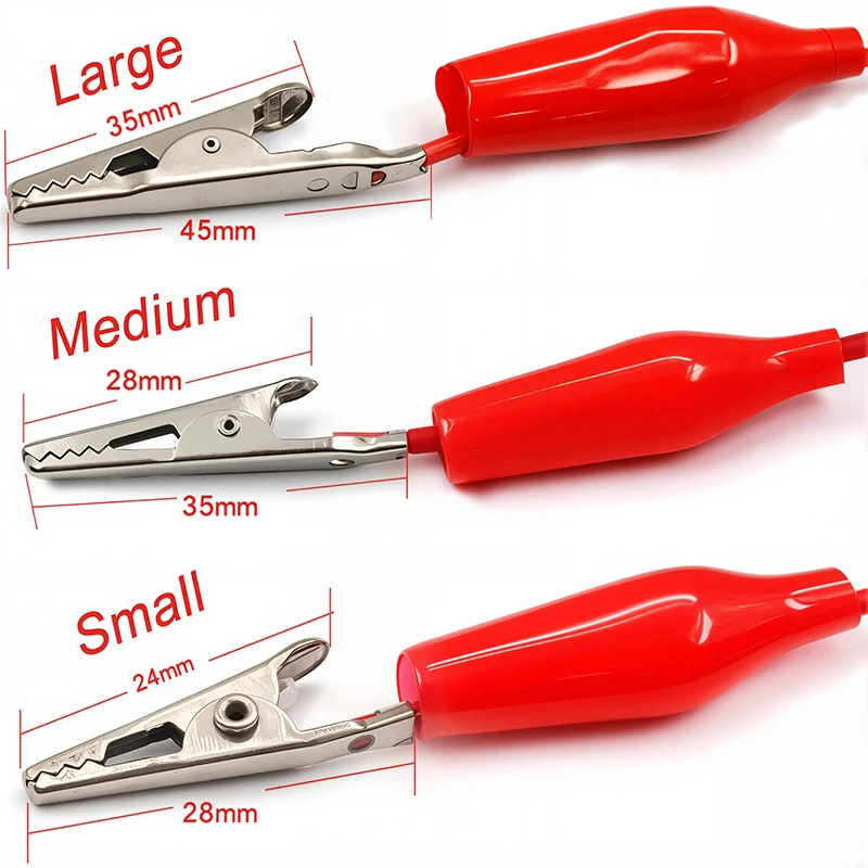 Klip Buaya 28Mm/35Mm/45Mm Klip - Crocodile Clip Set ulasan dan harga
