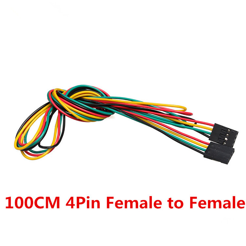 10 Pcs/lot 4pin 100 Cm M-M/M-F - Diy Electronics Breadboard ulasan dan harga