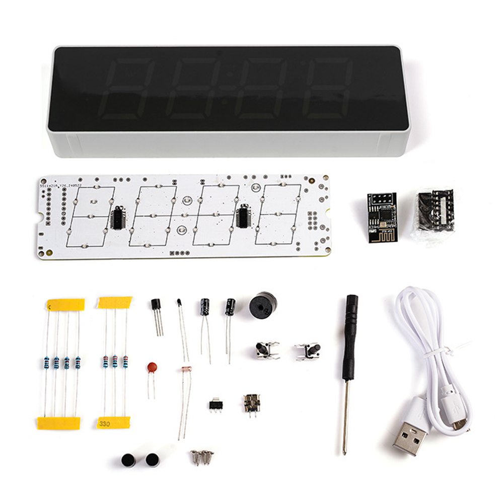 ESP8266 IoT jam WiFi warna-war - Diy Electronics Gadget ulasan dan harga