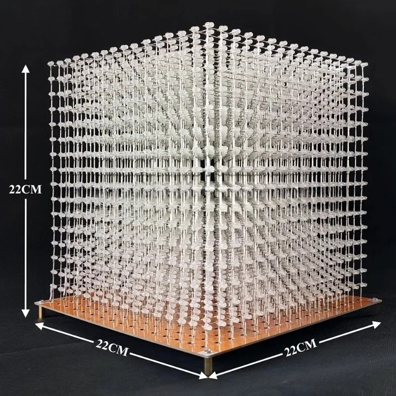 3 D16mini Light Cube Kit 16x16 - Diy With Electronics ulasan dan harga
