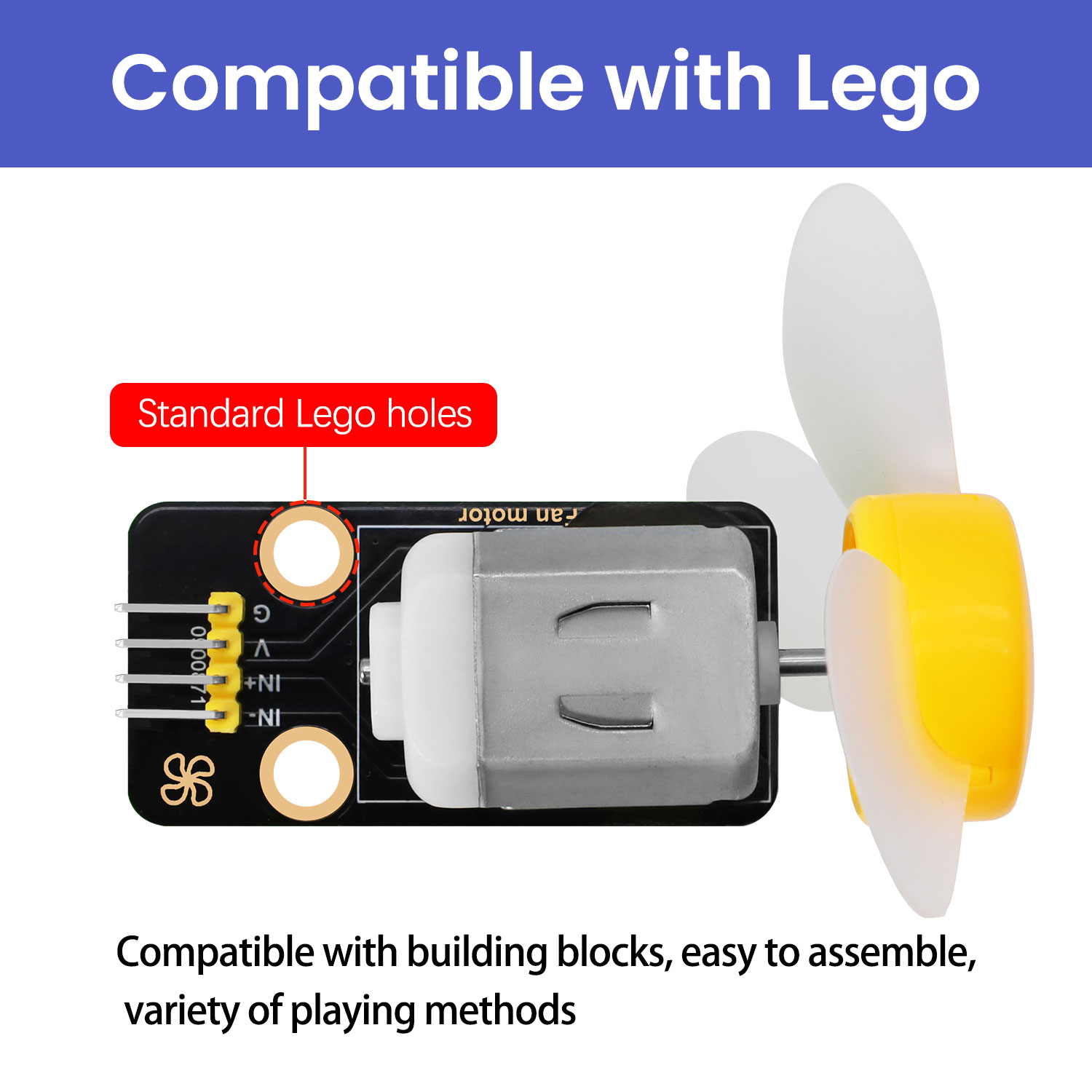 Modul Kipas Motor DC 3-6V 130  - Diy Lego Electronics ulasan dan harga