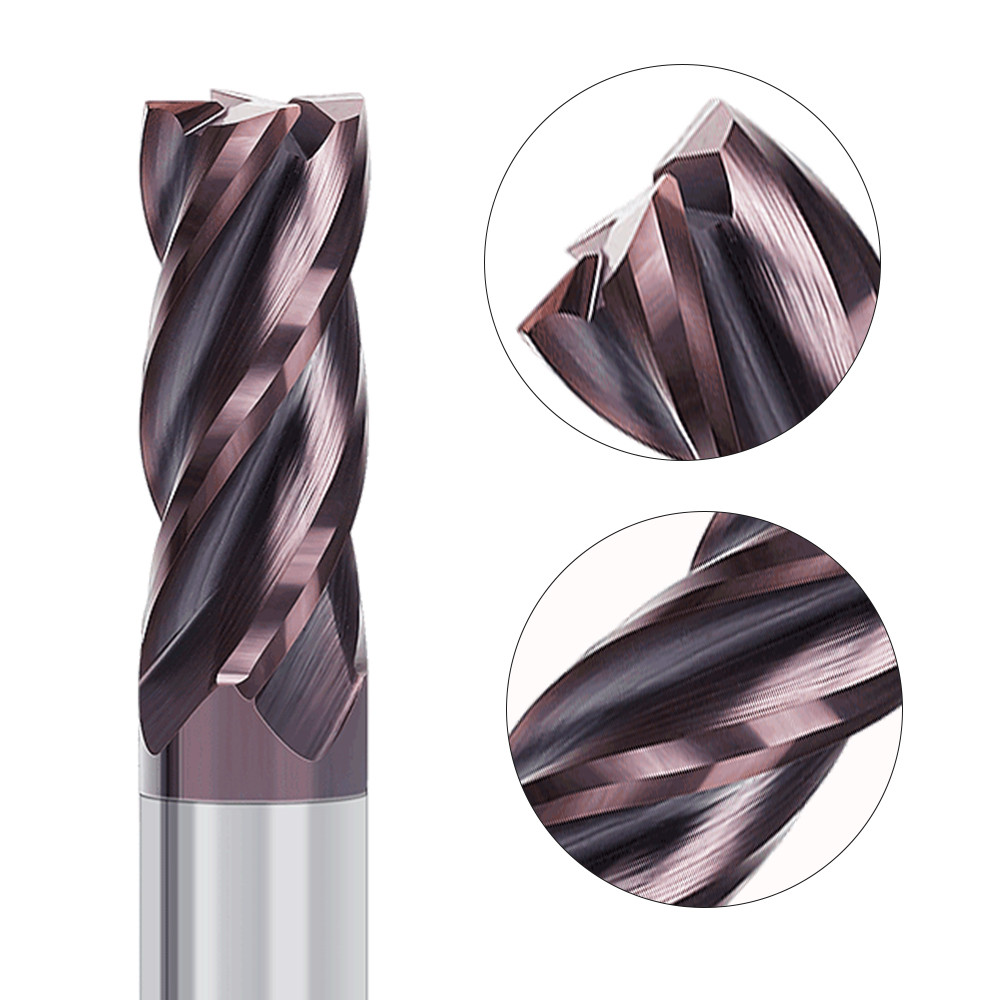 HRC58 Solid Carbide End Mill 4 - Diy Cnc Router Electronics ulasan dan harga