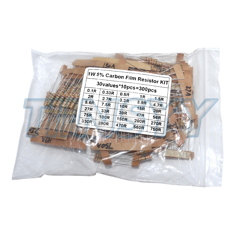 300PCS Kit Resistor 1W 5% Karb - Diy Electronics Gadget ulasan dan harga