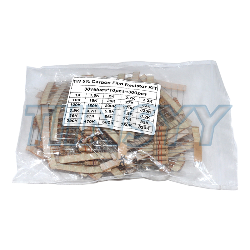 300PCS Kit Resistor 1W 5% Karb - Diy Electronics Gadget ulasan dan harga