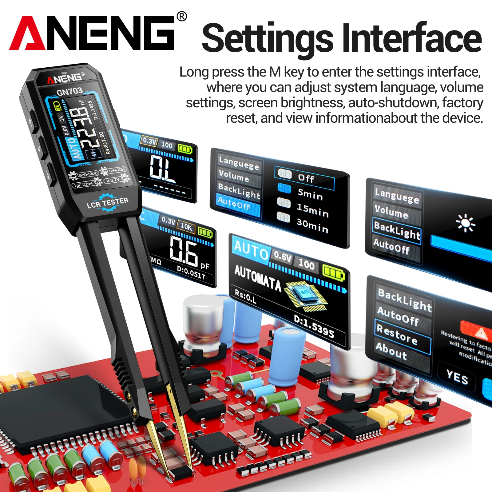 ANENG GN703 USB Rechargeable P - Logic Analyzer Usb ulasan dan harga