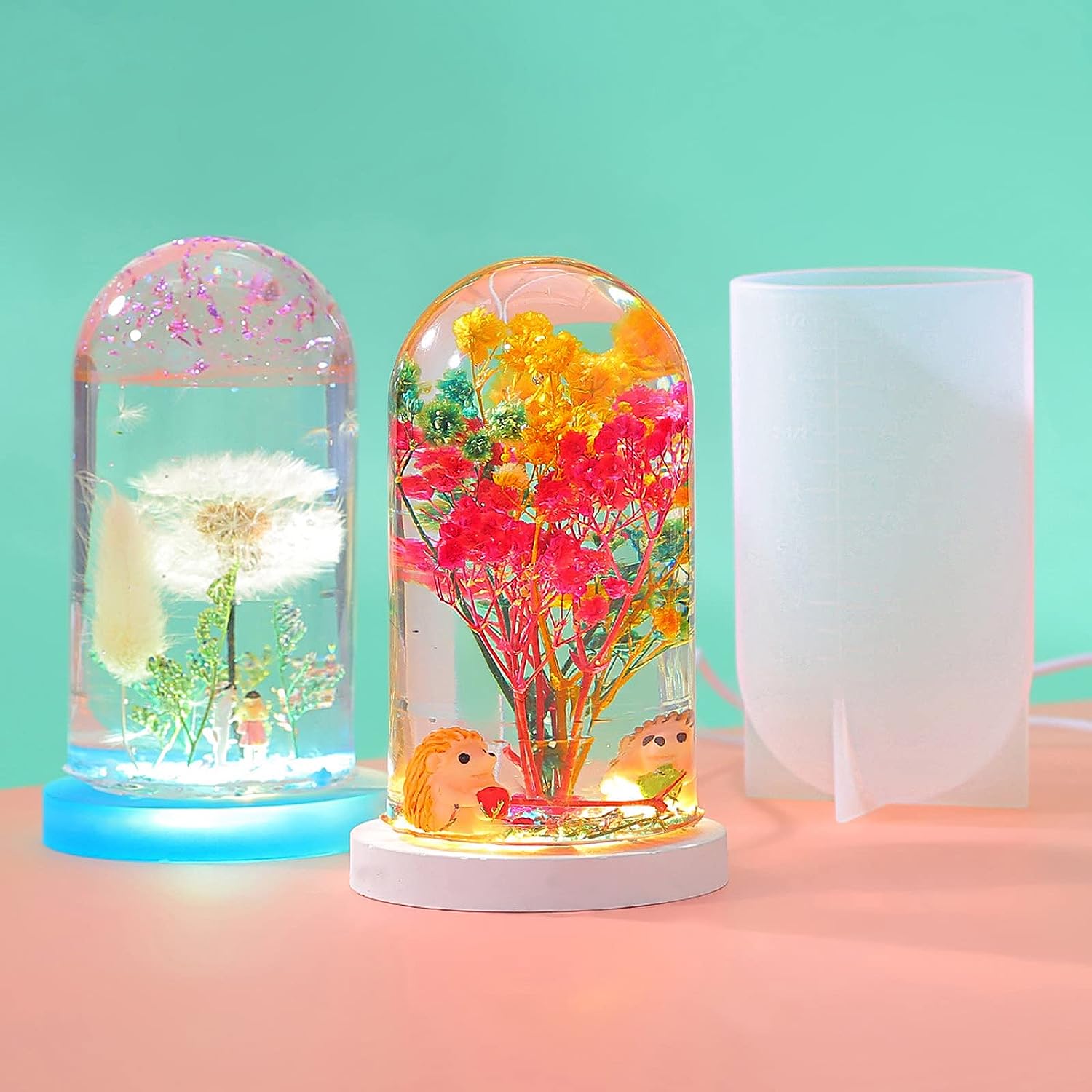 DIY kristal epoksi Resin cetak - Diy Lamp Electronics ulasan dan harga