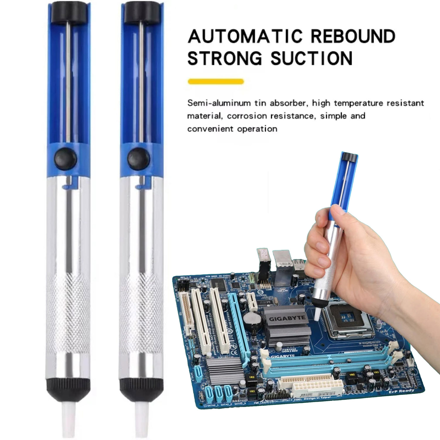Pompa Desolder Logam Aluminium - Desoldering Pump Solder ulasan dan harga