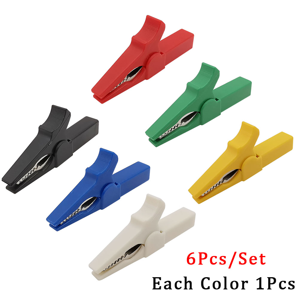 6Pcs/Lot Klip Buaya 55mm untuk - Crocodile Clip Set ulasan dan harga