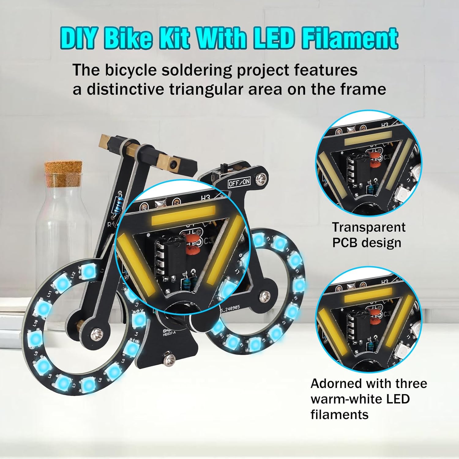 Kit Proyek Penyolderan Sepeda  - Diy Electronics Gifts ulasan dan harga