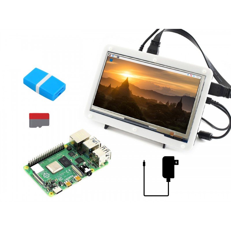 Kit Layar Raspberry Pi 4 Model - Diy With Electronics ulasan dan harga
