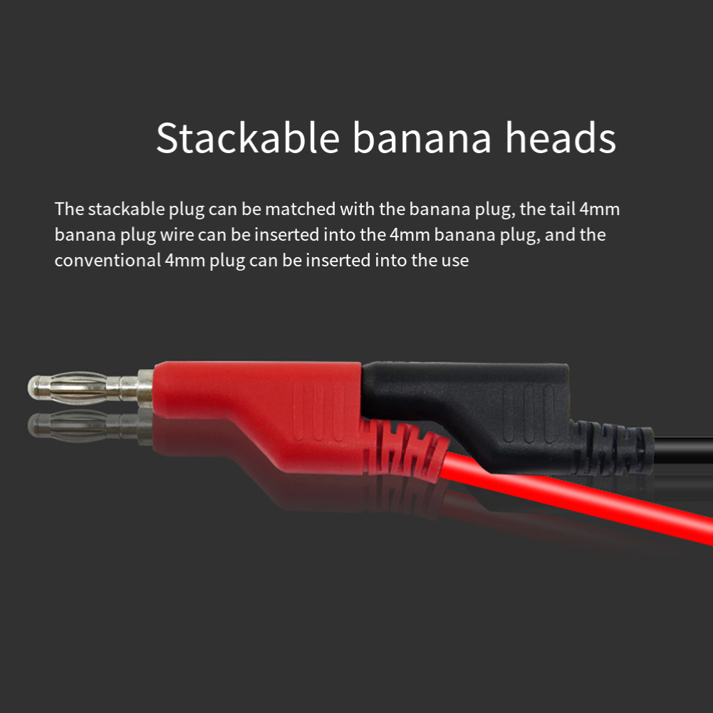 Set Kabel Uji Banana ke Banana - Crocodile Clip Set ulasan dan harga