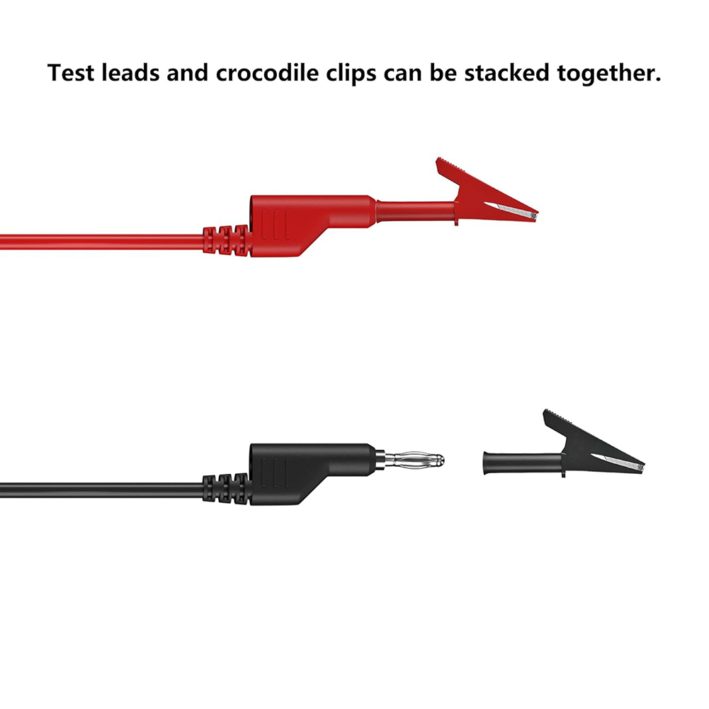 Set Kabel Uji Banana ke Banana - Crocodile Clip Set ulasan dan harga