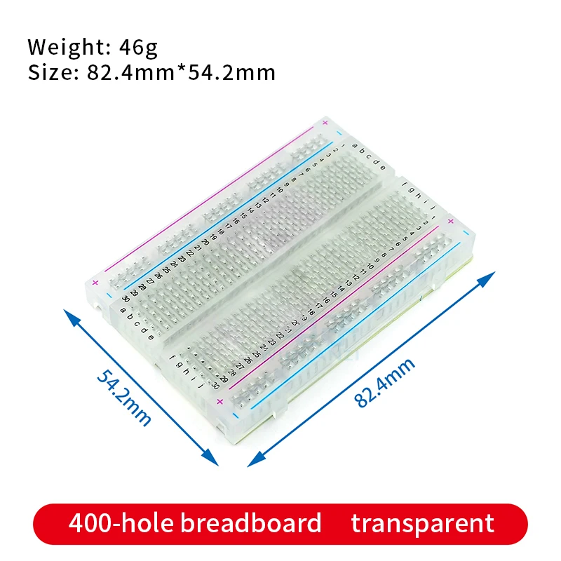 400 Poin Solderless PCB Breadb - Diy Electronics Breadboard ulasan dan harga