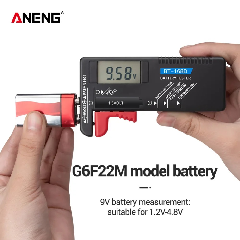 Penguji Baterai ANENG BT-168/  - Diy Electronics Test Equipment ulasan dan harga