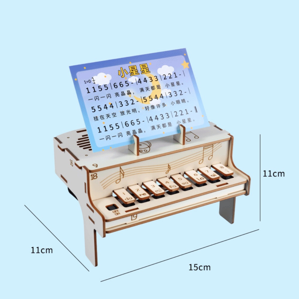 Kit Perakitan Model Piano Elek - Diy Electronics Gadget ulasan dan harga