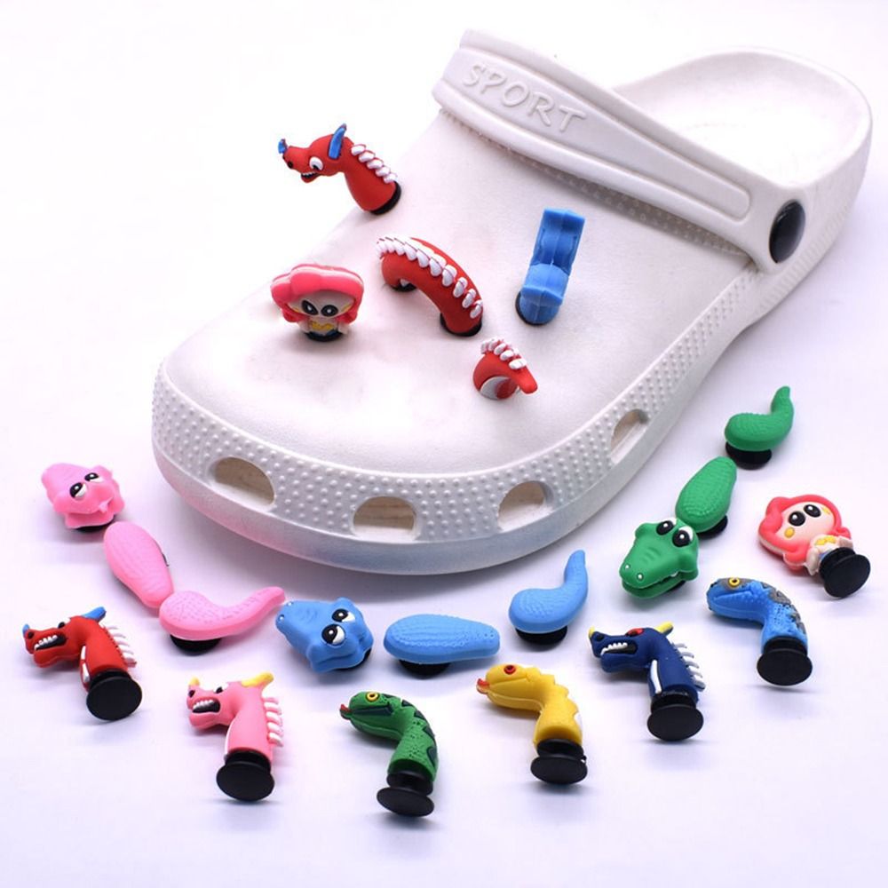 Klip Gesper Sepatu 3D Dekorasi - Crocodile Clip Set ulasan dan harga