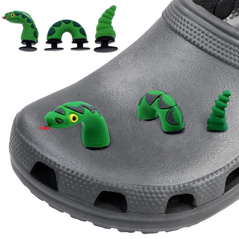 Klip Gesper Sepatu 3D Dekorasi - Crocodile Clip Set ulasan dan harga