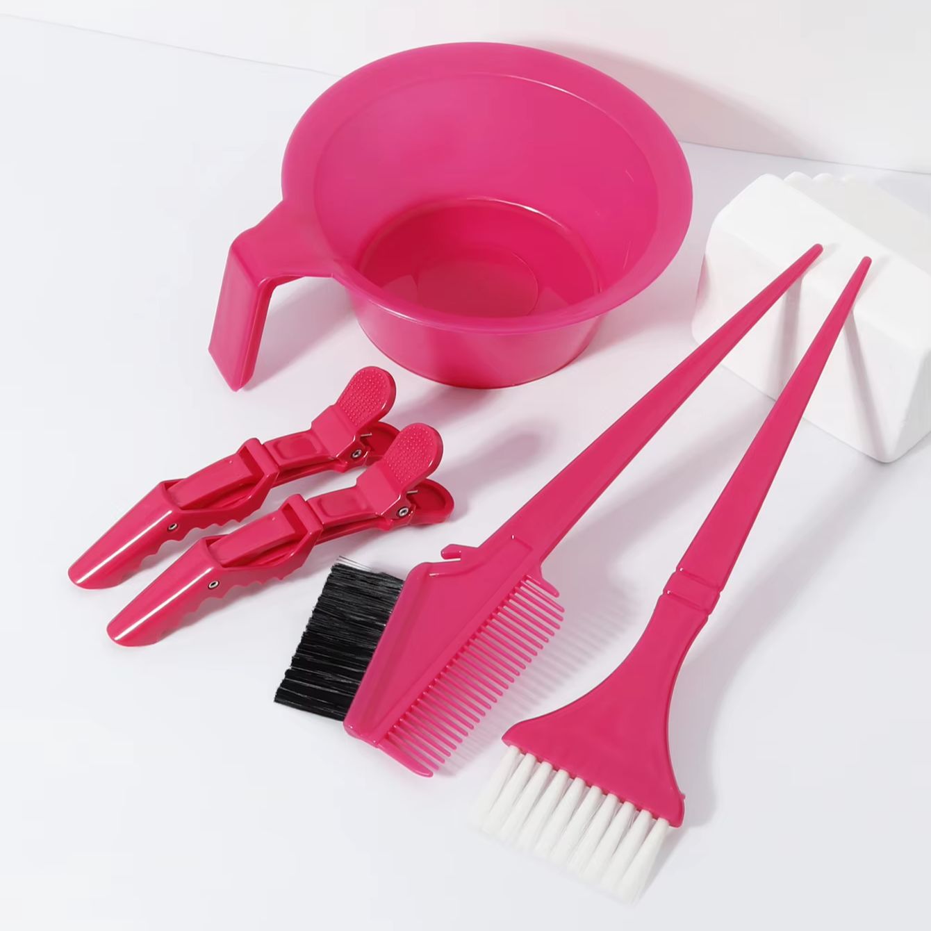 5 buah set alat pewarna rambut - Crocodile Clip Set ulasan dan harga