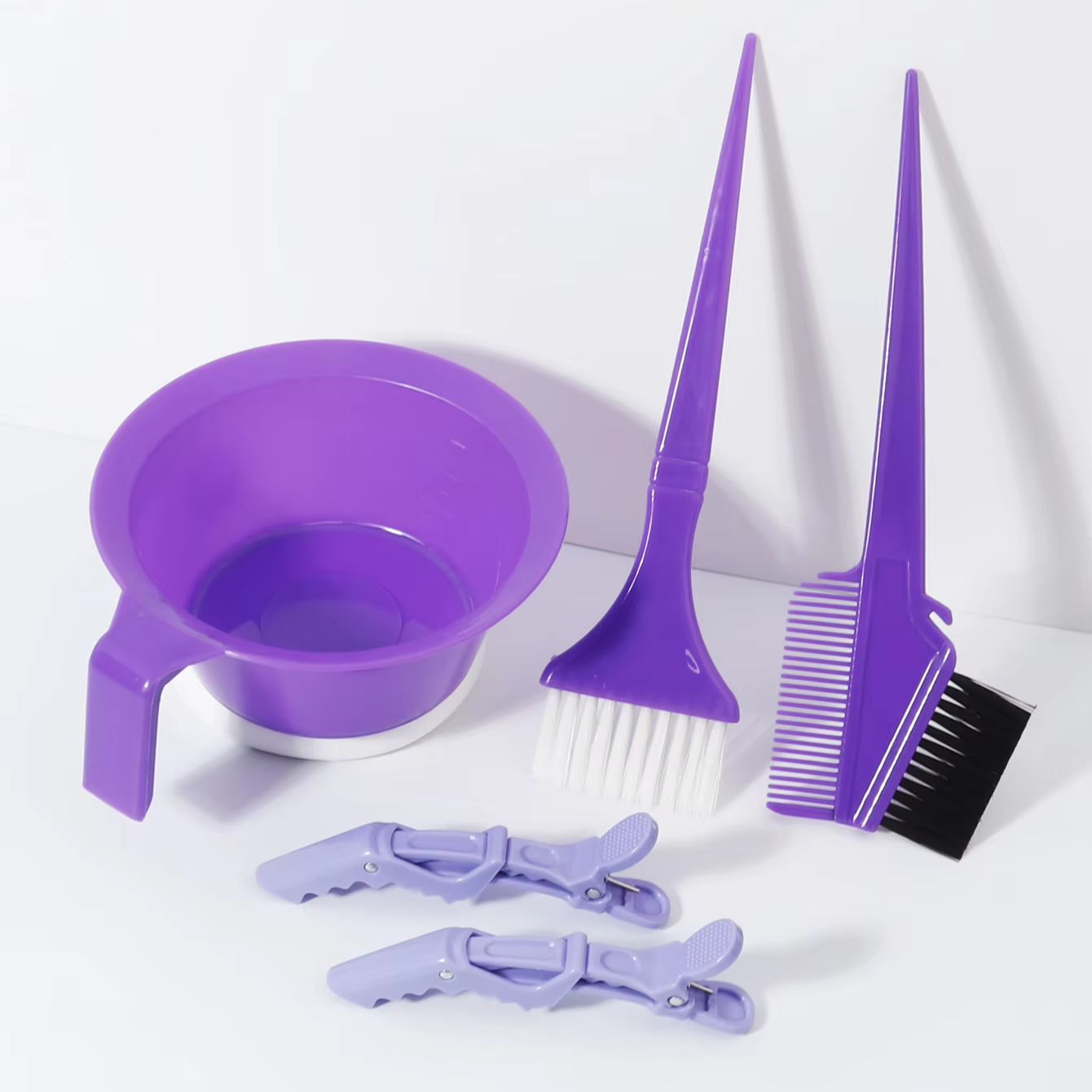 5 buah set alat pewarna rambut - Crocodile Clip Set ulasan dan harga