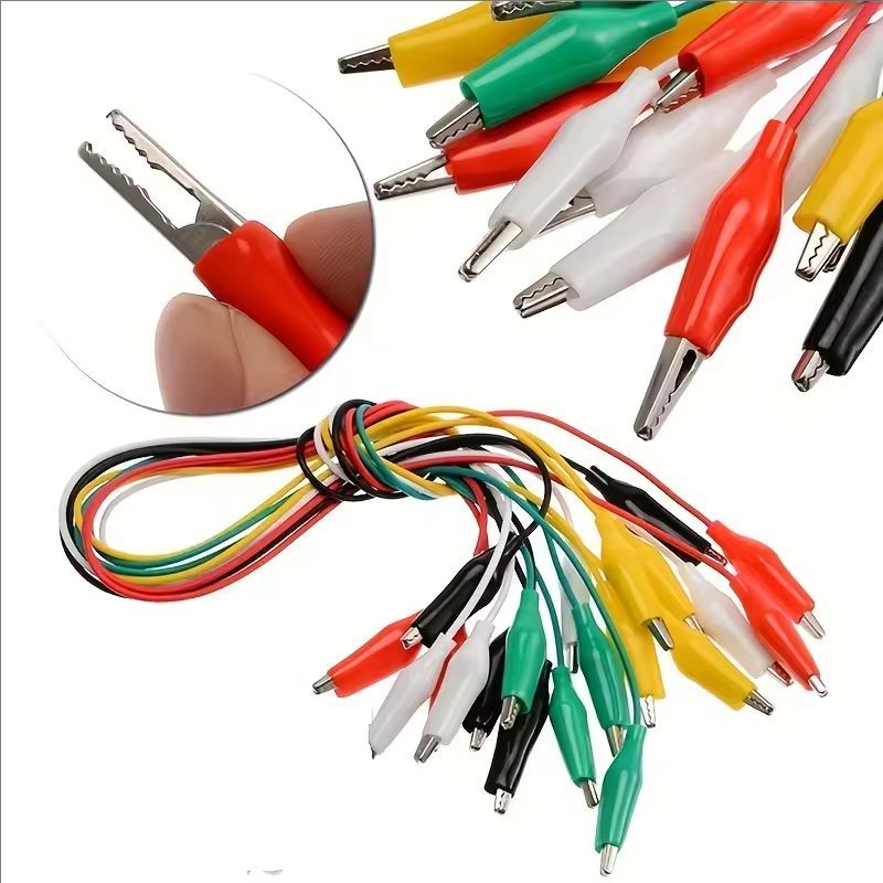 1Set / 10PCS Klip Buaya Kabel  - Crocodile Clip Set ulasan dan harga