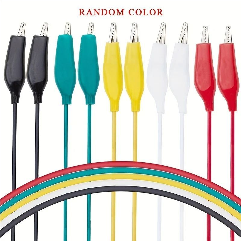1Set / 10PCS Klip Buaya Kabel  - Crocodile Clip Set ulasan dan harga