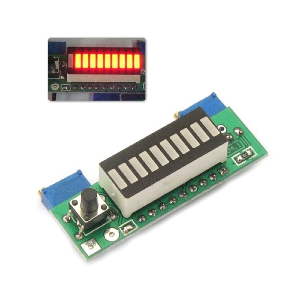 LM3914 10 segmen 3.7V Lithium  - Diy Electronics Test Equipment ulasan dan harga