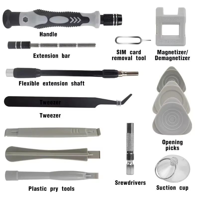 Set Obeng Presisi 115-in-1 den - Diy Electronics Gadget ulasan dan harga